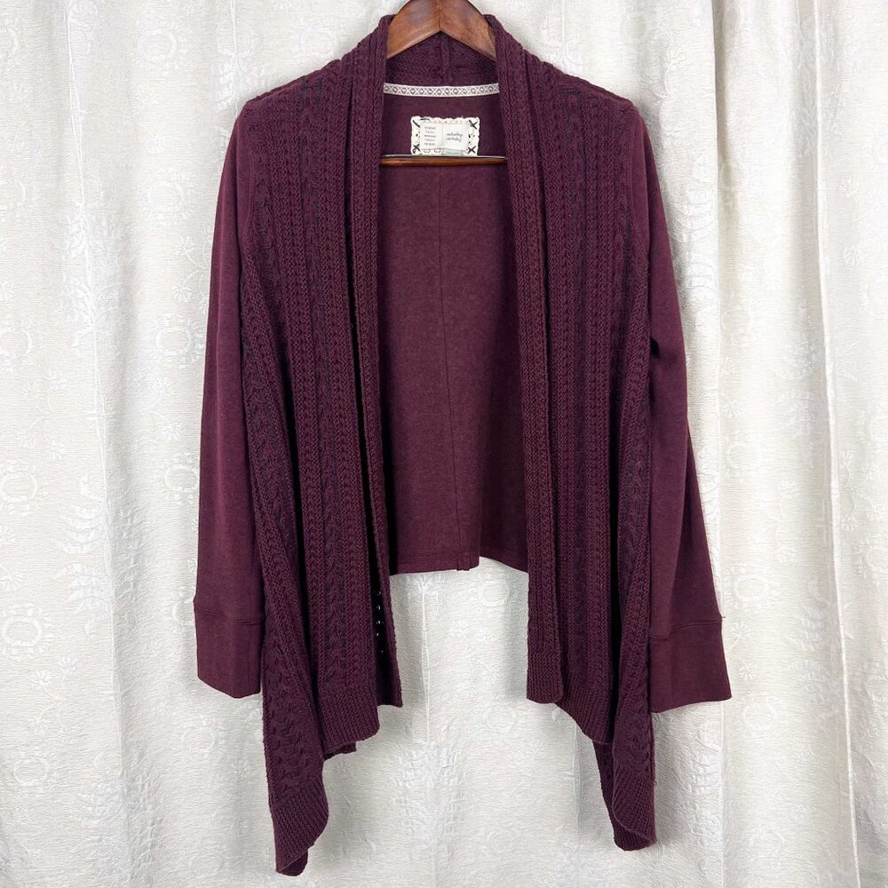 Anthropologie Saturday Sunday Neela cardigan burgundy